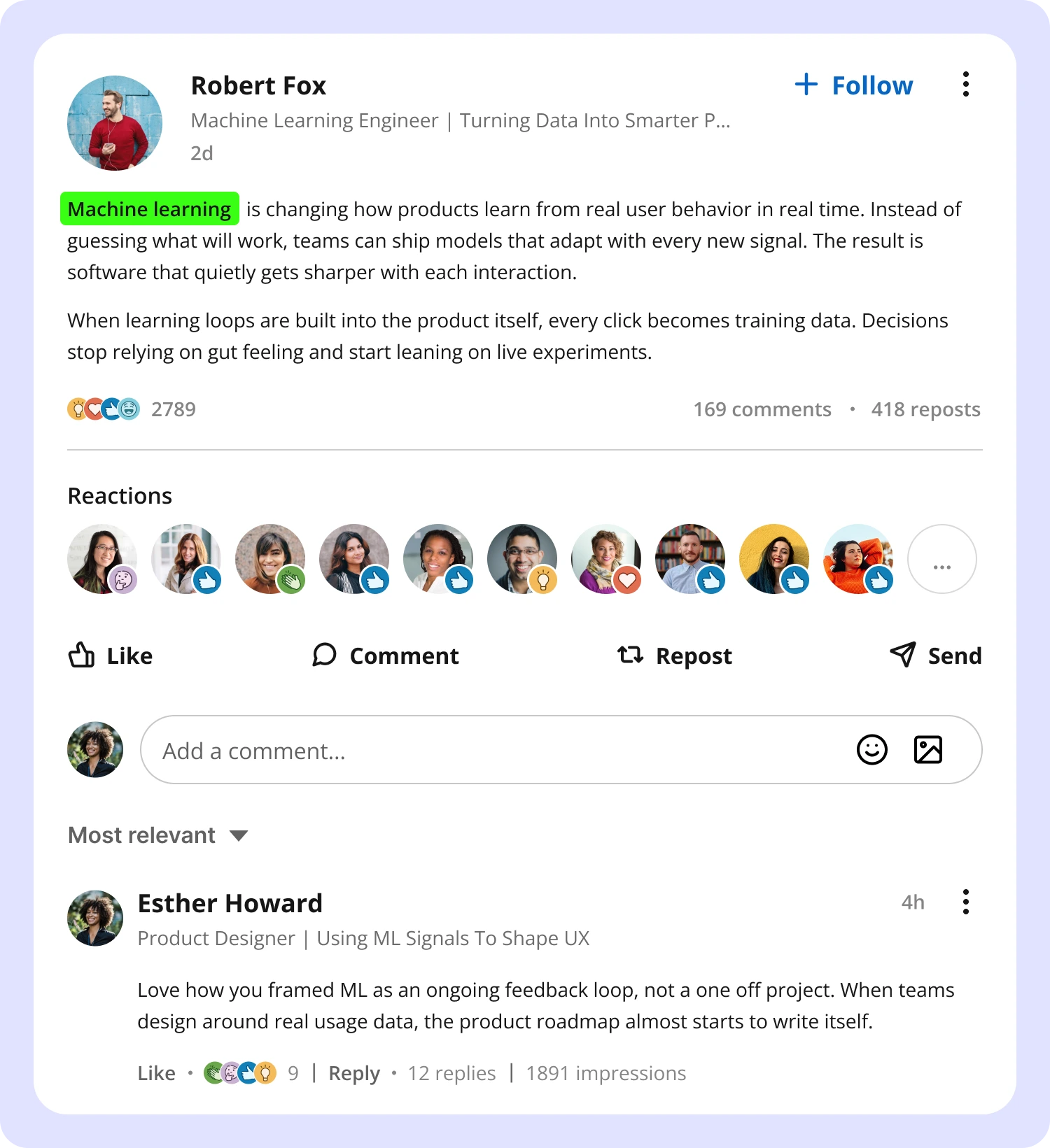 Comment Example 3